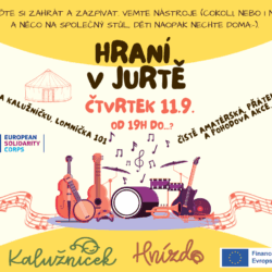 Hraní v jurtě – čt 11. 9.